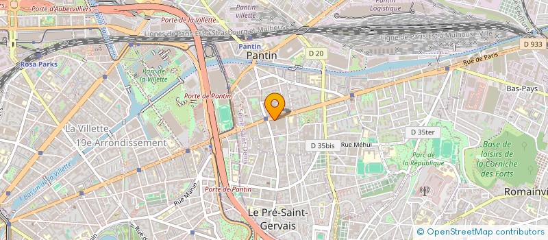 localisation de l'entreprise MADAME ZOULIKHA MEZIANE à PANTIN