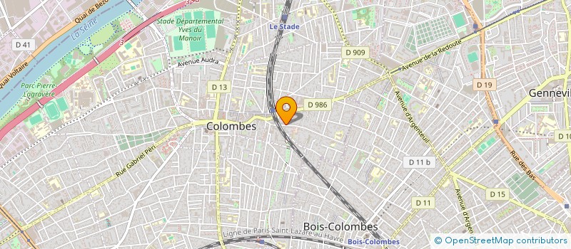 localisation de l'entreprise MADAME ZOULIKHA ZINA à COLOMBES