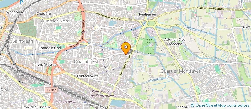 localisation de l'entreprise MADAME ZOULIRA HENNACH  AVIGNON