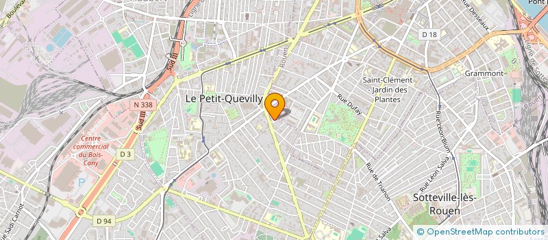 localisation de l'entreprise MADAME ZOURA MERAD  PETIT QUEVILLY (LE)