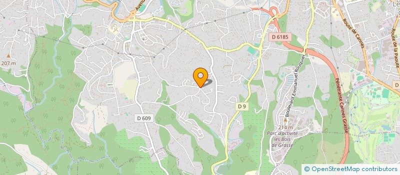 localisation de l'entreprise MADAME ZSOFIA PAPP à GRASSE