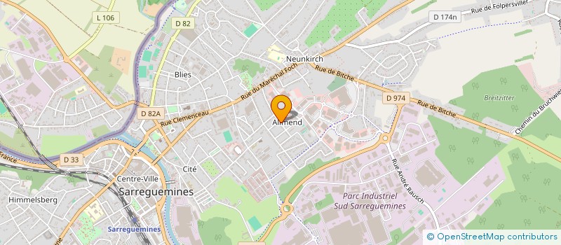 localisation de l'entreprise MADAME ZUHRE BUCAK  SARREGUEMINES