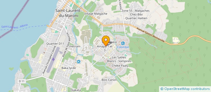 localisation de l'entreprise MADAME ZULAIKA CORNEILLE à SAINT-LAURENT-DU-MARONI