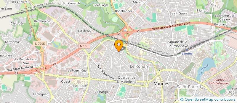 localisation de l'entreprise MADAME ZULBIYE KINAY à VANNES