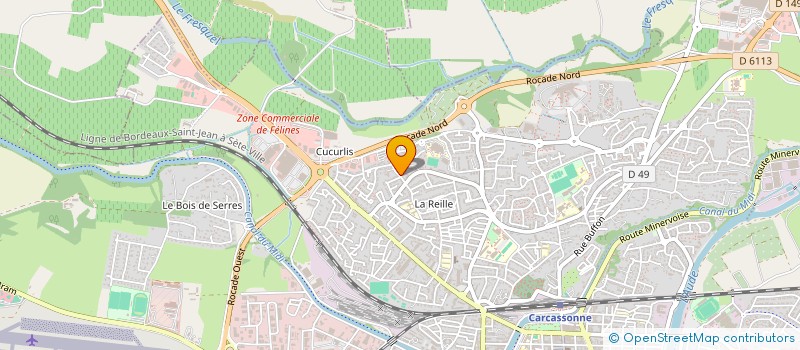 localisation de l'entreprise MADAME ZULEKHA ZADRAN à CARCASSONNE