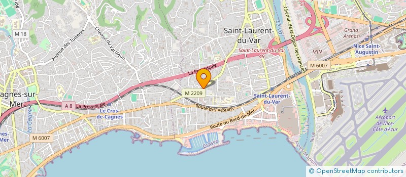 localisation de l'entreprise MADAME ZULEMA TORRES GUZMAN à SAINT-LAURENT-DU-VAR