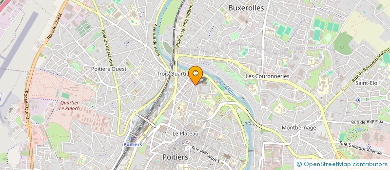 localisation de l'entreprise MADAME ZULJFIJE SAHITI à POITIERS