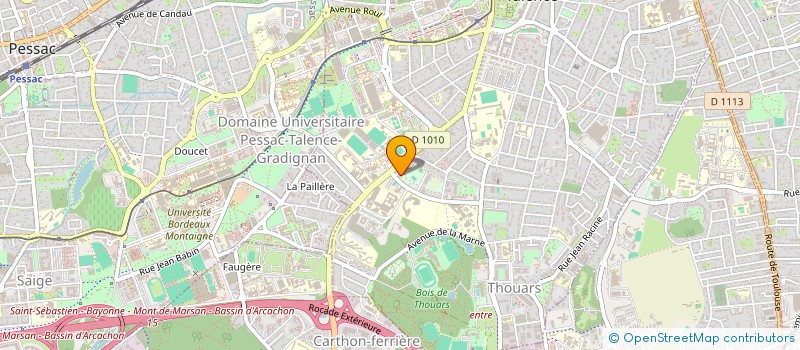 localisation de l'entreprise MADAME ZULKHOMOR AMERSHOEVA  TALENCE