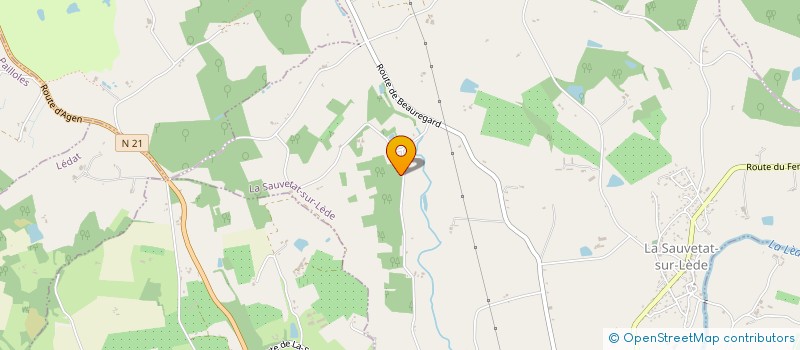 localisation de l'entreprise MADAME ZULMA POTEAU  MONFLANQUIN