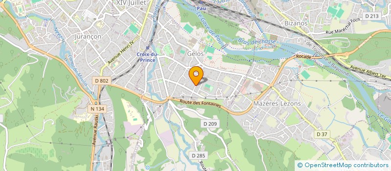 localisation de l'entreprise MADAME ZULMIRA DA FONSECA  GELOS