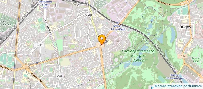localisation de l'entreprise MADAME ZULMIRA MENDES ANDRADE à STAINS