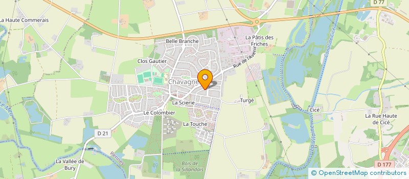 localisation de l'entreprise MADAME ZULY MADRID GARCIA  CHAVAGNE