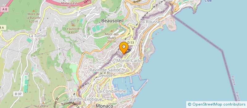 localisation de l'entreprise MADAME ZUZANA PETKOVA  BEAUSOLEIL