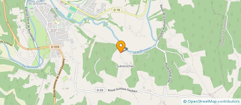 localisation de l'entreprise MADAME ZYA RAFFIN  BRANTOME EN PERIGORD