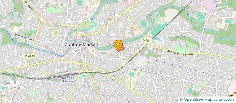 localisation de l'entreprise MADAME ZYNAB ATIK AFZANE à MONT-DE-MARSAN