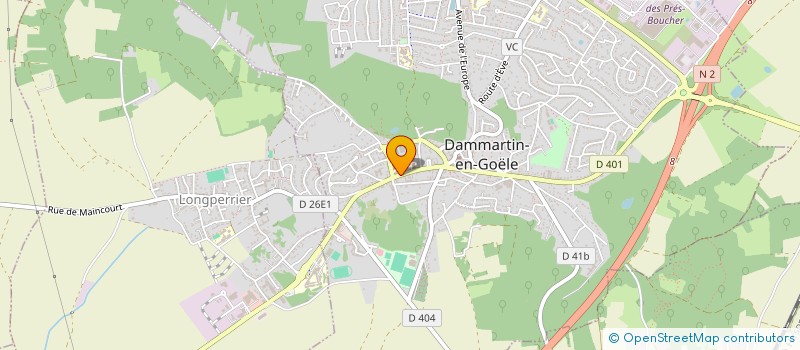 localisation de l'entreprise MADAME ZYNEB FETTA à DAMMARTIN-EN-GOELE