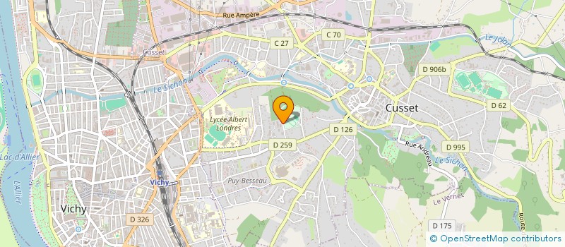 localisation de l'entreprise MADAMENA IMMOBILIER à CUSSET