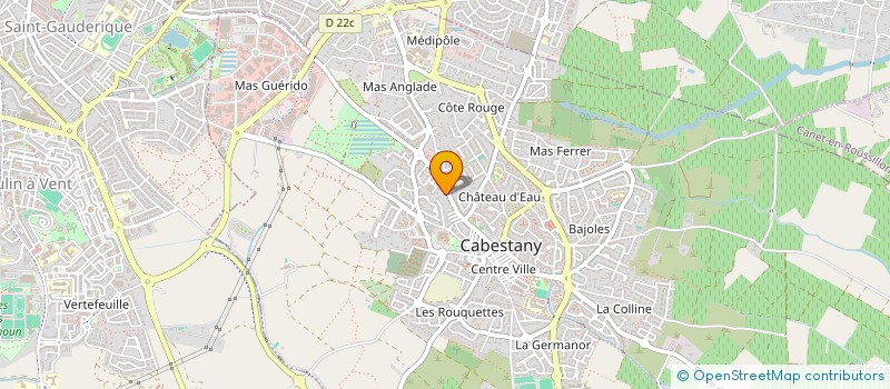 localisation de l'entreprise MADAMS  CABESTANY