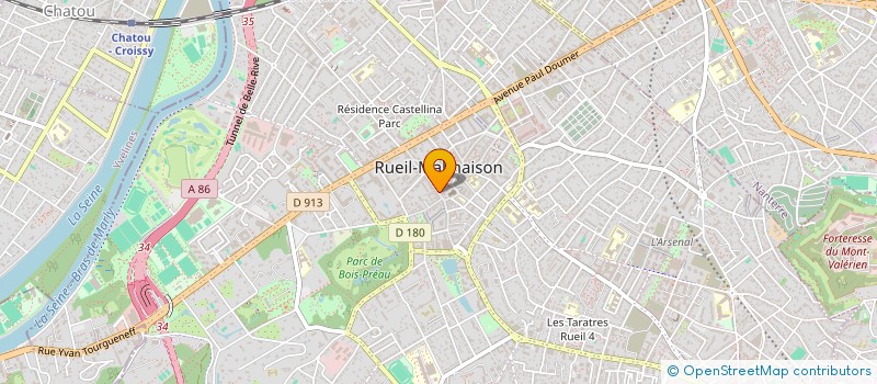 localisation de l'entreprise MADANI TRANSPORT à RUEIL-MALMAISON
