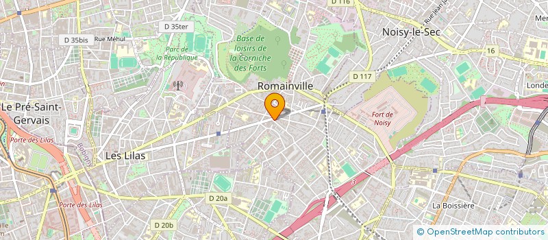 localisation de l'entreprise MADAR à ROMAINVILLE