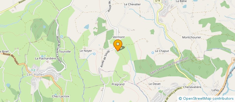 localisation de l'entreprise MADAROM  SAINT-LAURENT-DE-CHAMOUSSET