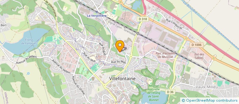 localisation de l'entreprise MADARSALAM  VILLEFONTAINE