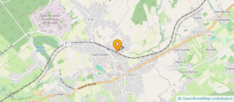 localisation de l'entreprise MADATEAM74  BONS-EN-CHABLAIS