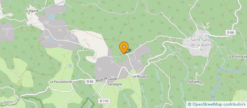localisation de l'entreprise MADAULE DANIEL à SAINT-SALVY-DE-LA-BALME