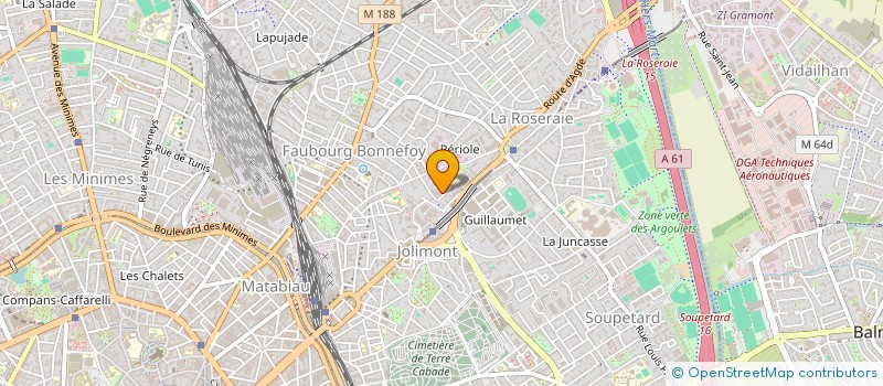 localisation de l'entreprise MADAURE ASSURANCE à TOULOUSE