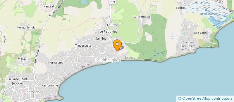 localisation de l'entreprise MADAVOAR  SARZEAU