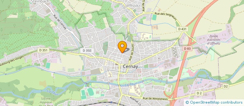 localisation de l'entreprise MADAZA  CERNAY