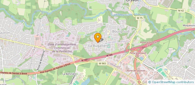 localisation de l'entreprise MADCAZZ à ORVAULT