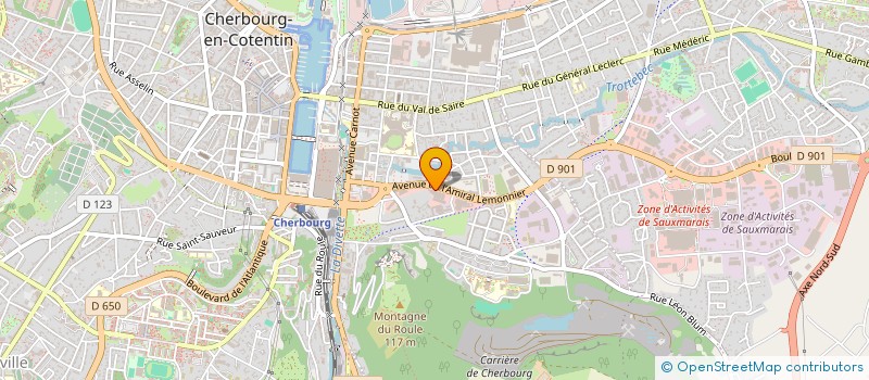 localisation de l'entreprise MADCONFORT à CHERBOURG-EN-COTENTIN