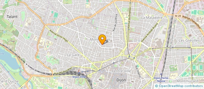 localisation de l'entreprise MADD à DIJON