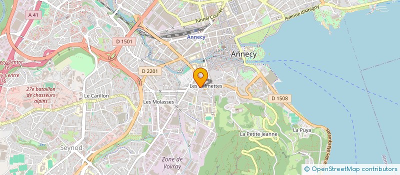 localisation de l'entreprise MADDAM à ANNECY