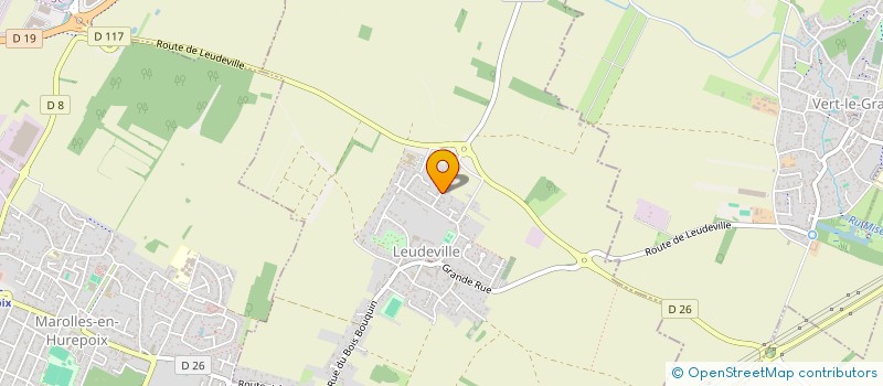 localisation de l'entreprise MADDEL  LEUDEVILLE