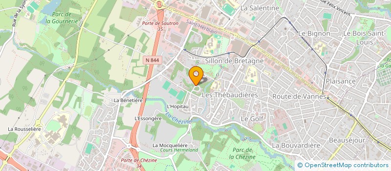 localisation de l'entreprise MADDEO à SAINT-HERBLAIN
