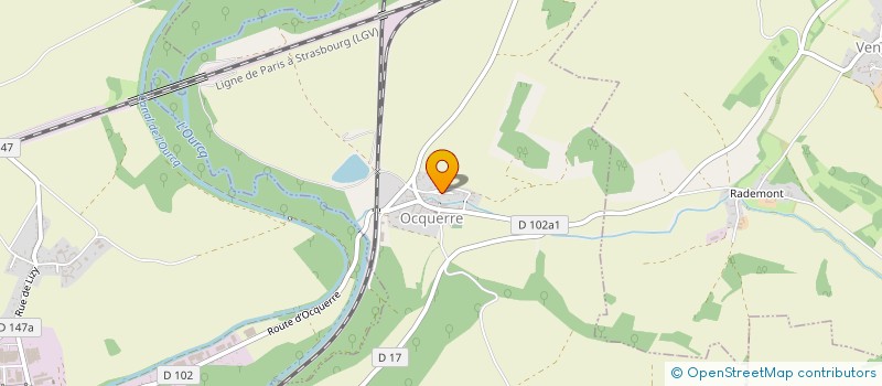 localisation de l'entreprise MADDOW  OCQUERRE