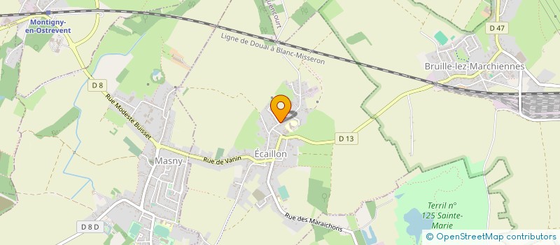localisation de l'entreprise MADDY à DOUAI
