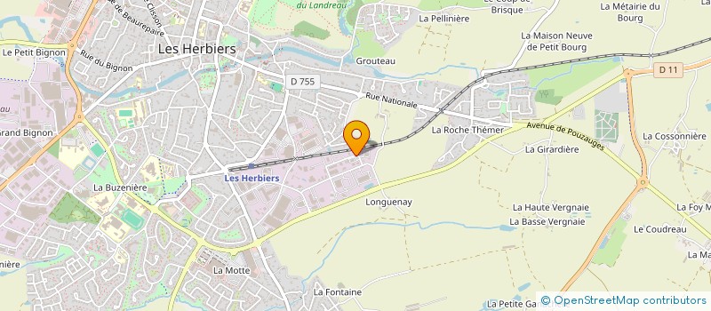 localisation de l'entreprise MADDY à LES HERBIERS