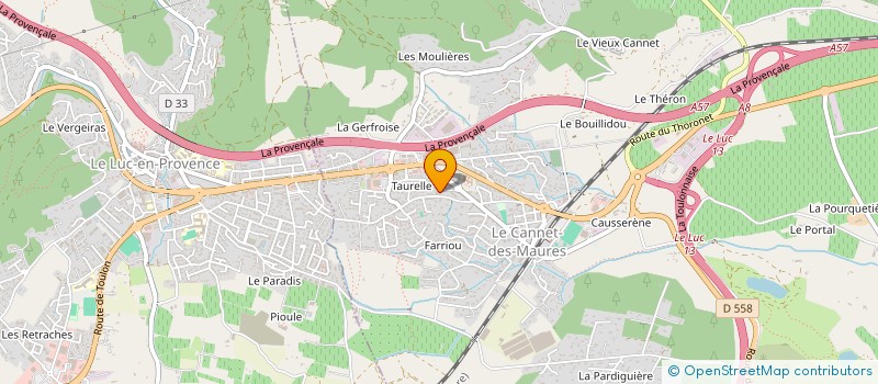 localisation de l'entreprise MADDY'S BLOOM  LE CANNET-DES-MAURES