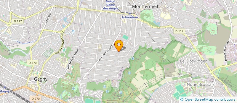 localisation de l'entreprise MADDYMAG à MONTFERMEIL