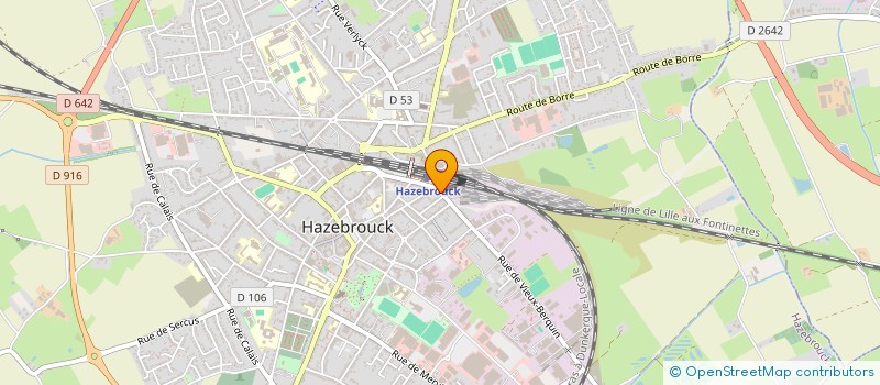 localisation de l'entreprise MADE  HAZEBROUCK