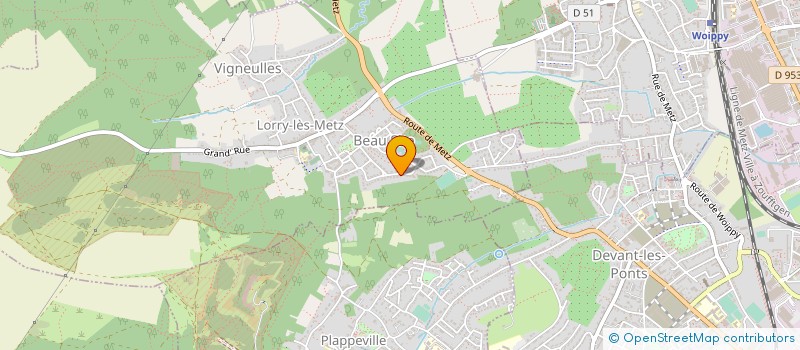 localisation de l'entreprise MADE  LORRY-LES-METZ