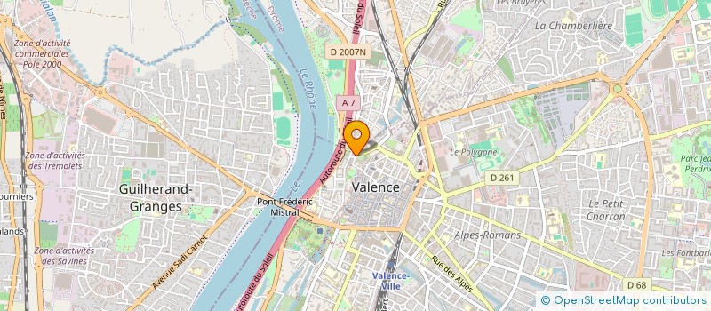 localisation de l'entreprise MADE à VALENCE