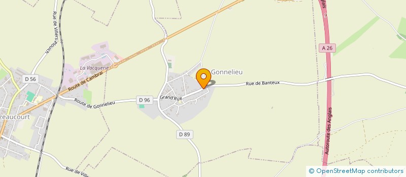 localisation de l'entreprise MADE  GONNELIEU