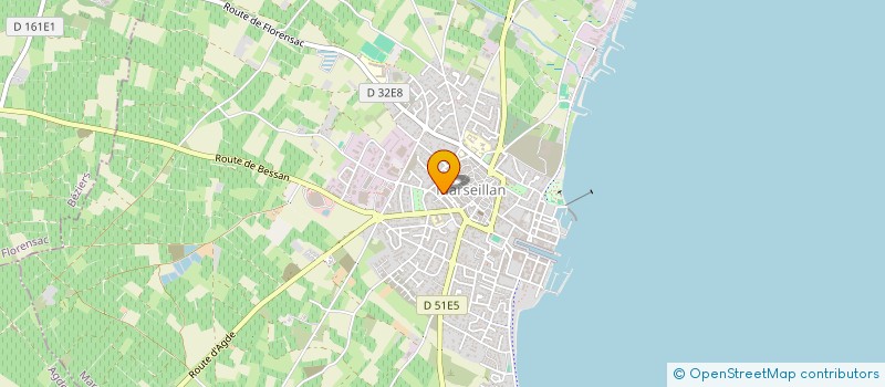 localisation de l'entreprise MADE BY VALOU à MARSEILLAN