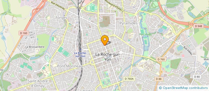 localisation de l'entreprise MADE CONSTRUCTION  LA ROCHE-SUR-YON
