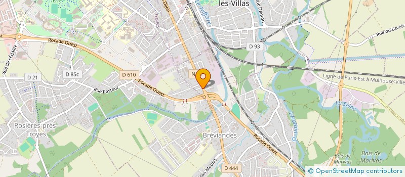 localisation de l'entreprise MADE FRANCE à BREVIANDES