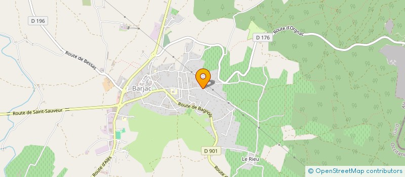 localisation de l'entreprise MADE IN BARJAC  BARJAC